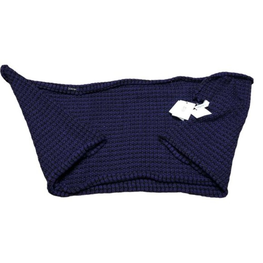 Calvin Klein Solid Dark Purple Knit Infinity Loop‎